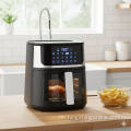 Intelligente Haushalts-Luftfritteuse, 5,5 l, 1500 W, digitale Steuerung, PTFE-Antihaftbeschichtung, verstellbarer Thermostat, Koch, abnehmbarer Ölbehälter